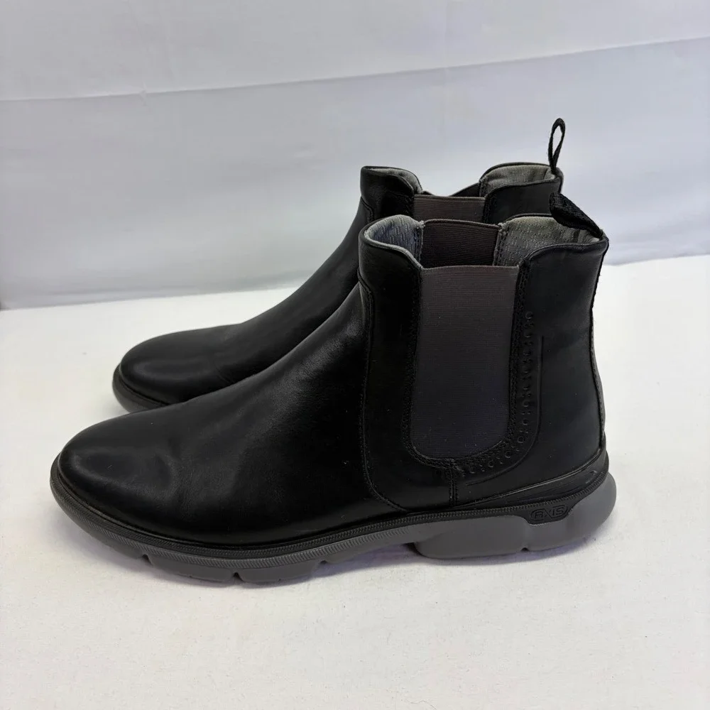 Johnston Murphy XC4 Chelsea Boots Mens 12M Black Leather Waterproof Comfort